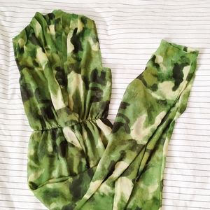 American Apparel Chiffon Jumpsuit